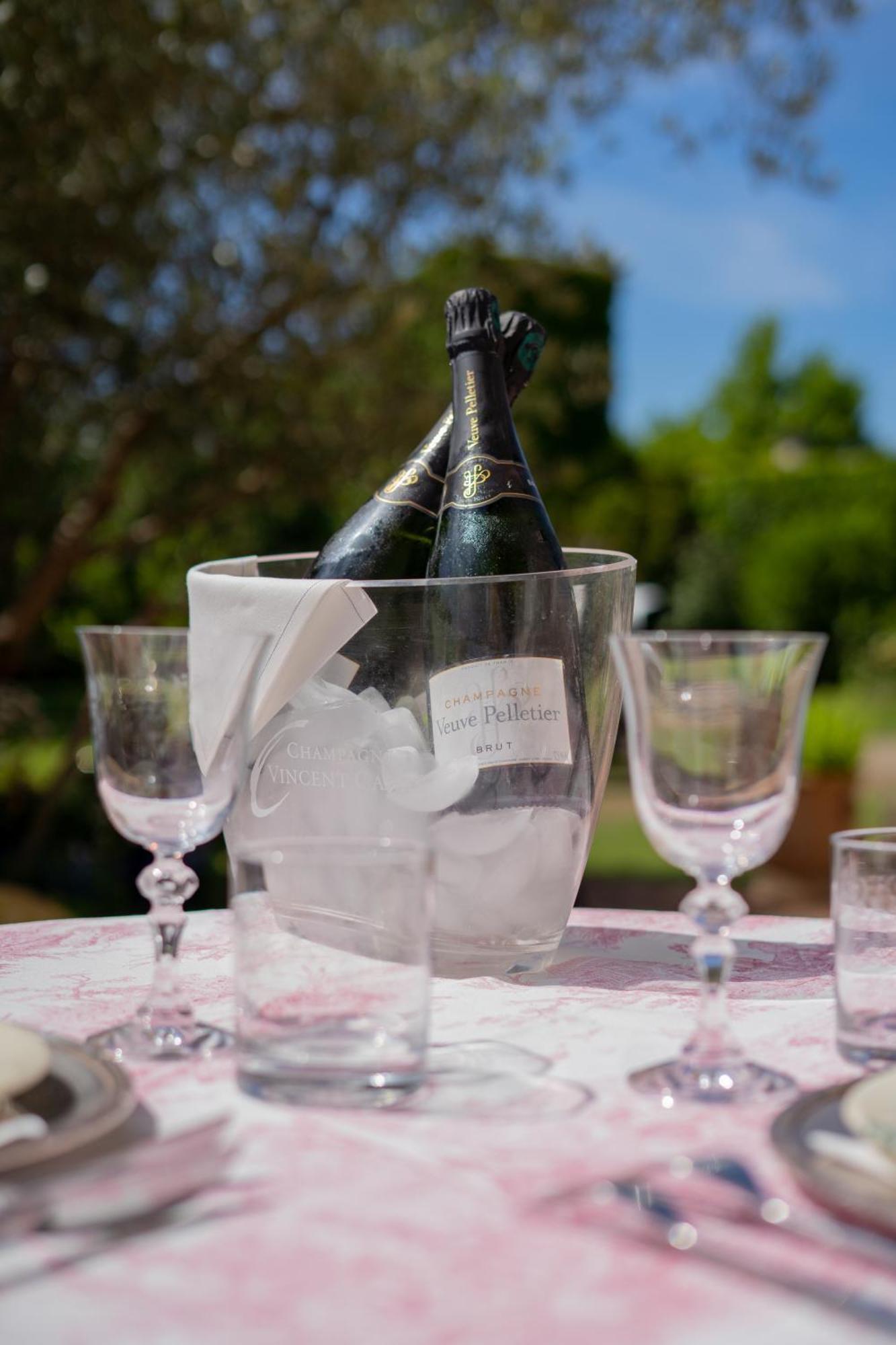 Castel Bois Marie, Maison D'Hotes モントーバン エクステリア 写真 Champagne in a champagne bucket